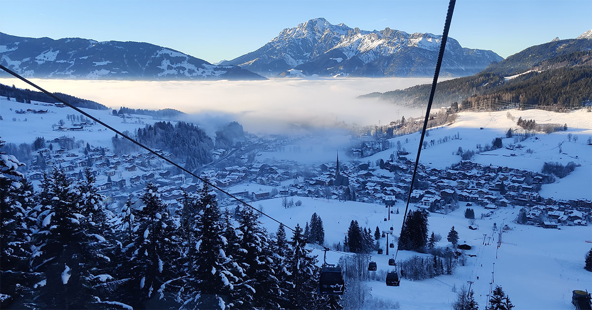 Maria Alm in de ochtend